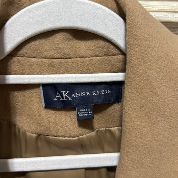 VGUC Anne Klein Camel Peacoat Size L - Picture 2 of 2